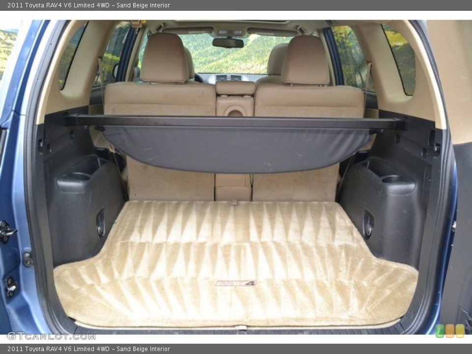 Sand Beige Interior Trunk for the 2011 Toyota RAV4 V6 Limited 4WD #101099004