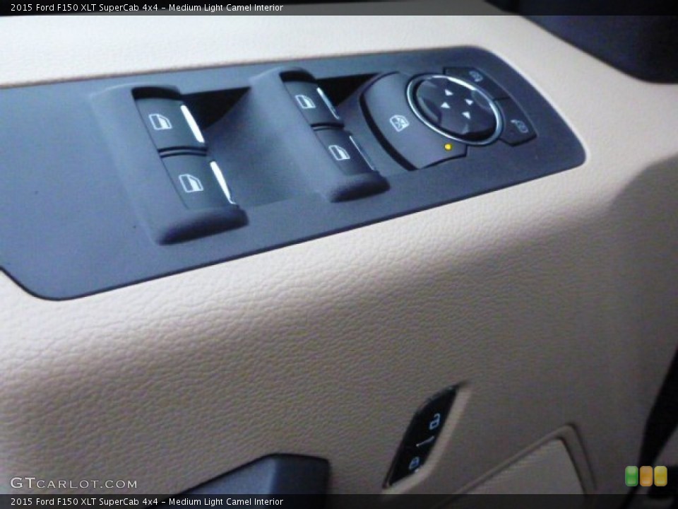 Medium Light Camel Interior Controls for the 2015 Ford F150 XLT SuperCab 4x4 #101101563
