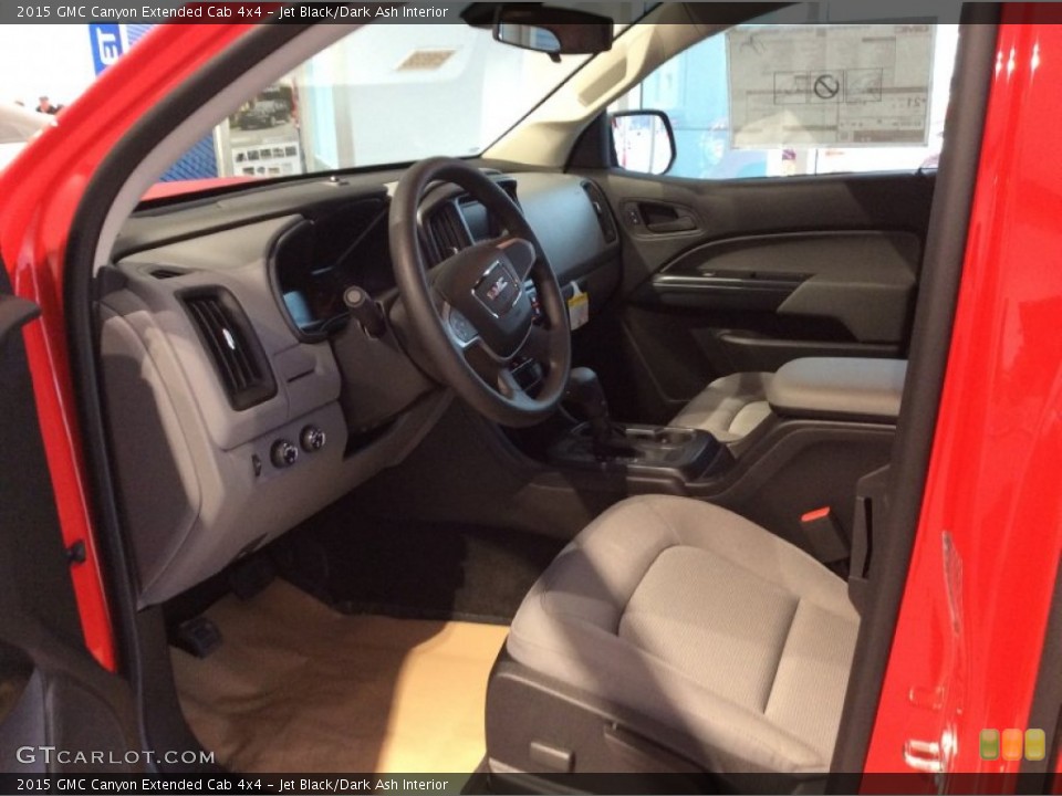 Jet Black/Dark Ash Interior Photo for the 2015 GMC Canyon Extended Cab 4x4 #101106105