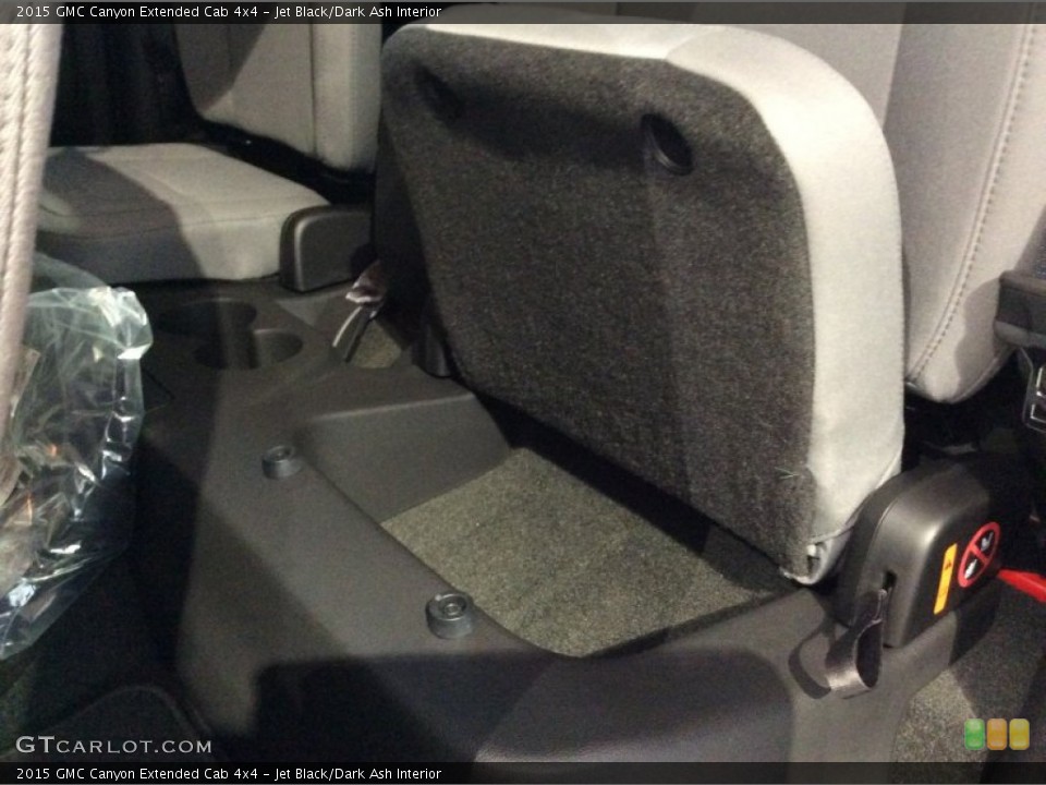 Jet Black/Dark Ash Interior Rear Seat for the 2015 GMC Canyon Extended Cab 4x4 #101106153