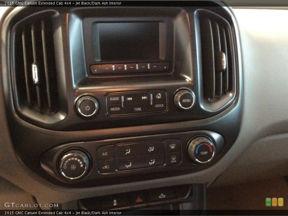 Jet Black/Dark Ash Interior Controls for the 2015 GMC Canyon Extended Cab 4x4 #101106177