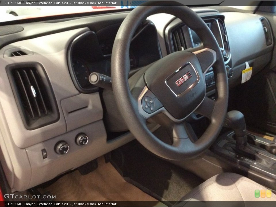 Jet Black/Dark Ash Interior Steering Wheel for the 2015 GMC Canyon Extended Cab 4x4 #101106207