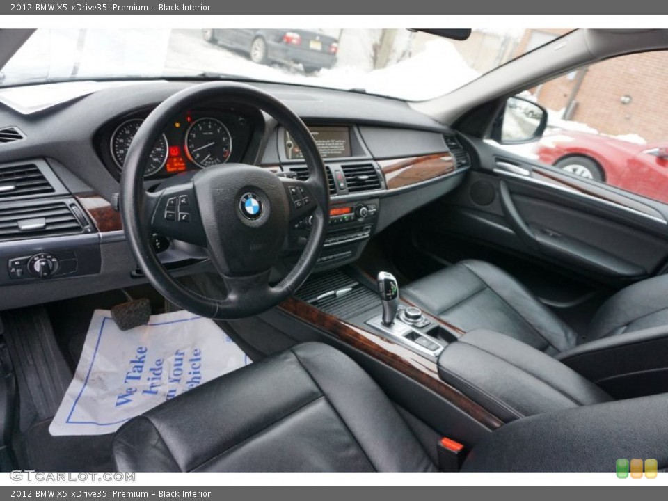 Black Interior Photo for the 2012 BMW X5 xDrive35i Premium #101120746