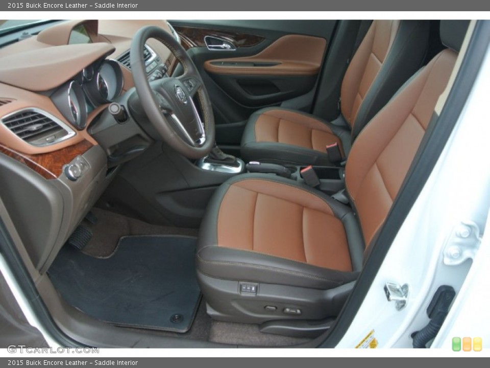 Saddle Interior Front Seat for the 2015 Buick Encore Leather #101121457