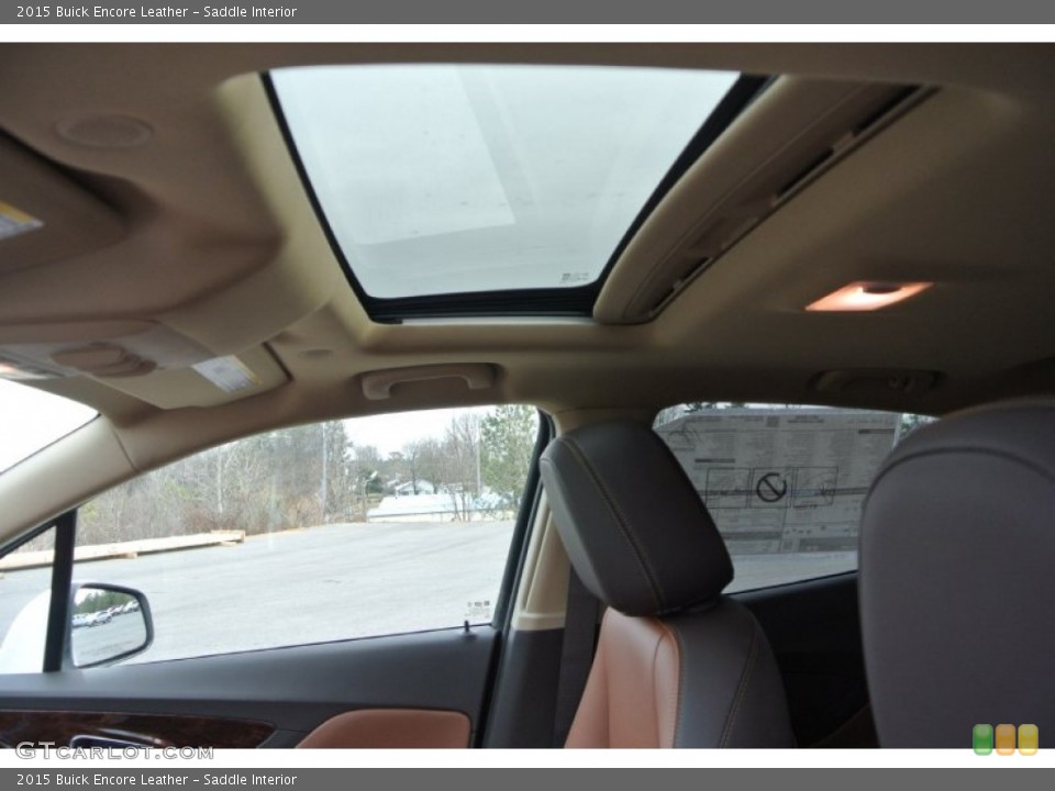 Saddle Interior Sunroof for the 2015 Buick Encore Leather #101121486