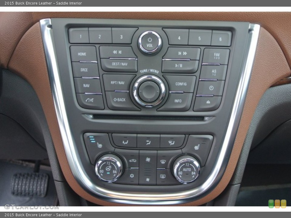 Saddle Interior Controls for the 2015 Buick Encore Leather #101121501