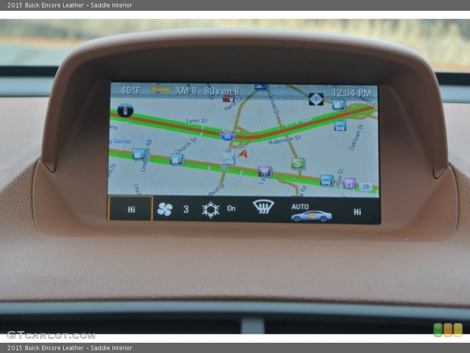 Saddle Interior Navigation for the 2015 Buick Encore Leather #101121514