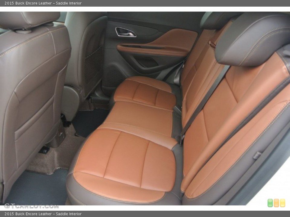 Saddle Interior Rear Seat for the 2015 Buick Encore Leather #101121571