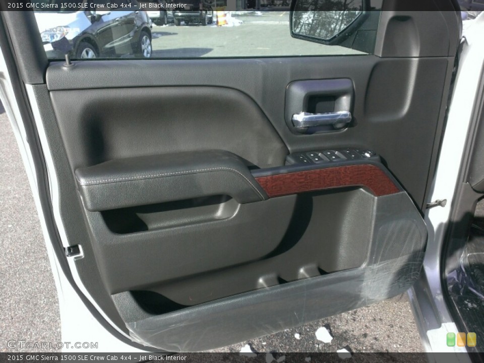 Jet Black Interior Door Panel for the 2015 GMC Sierra 1500 SLE Crew Cab 4x4 #101123326