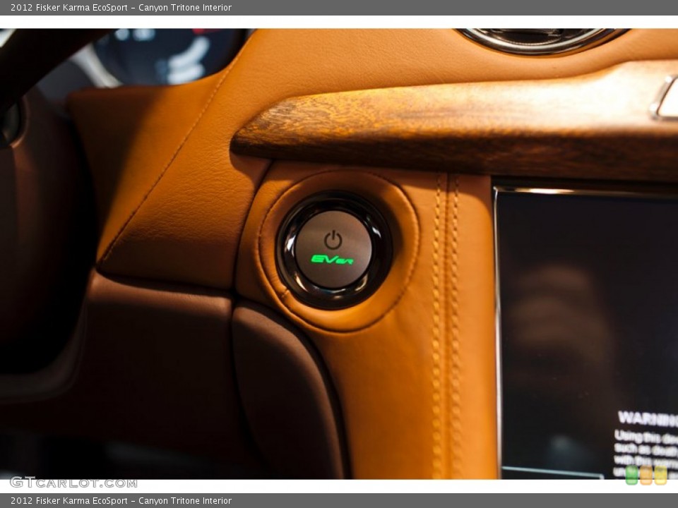 Canyon Tritone Interior Controls for the 2012 Fisker Karma EcoSport #101123396