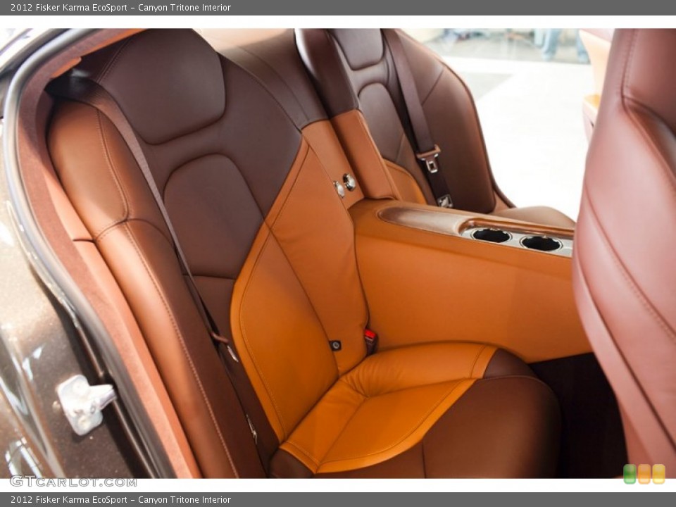 Canyon Tritone Interior Rear Seat for the 2012 Fisker Karma EcoSport #101123506