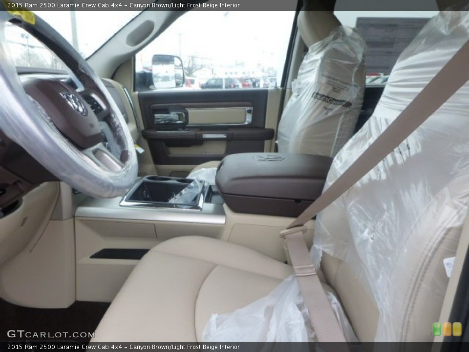 Canyon Brown/Light Frost Beige Interior Photo for the 2015 Ram 2500 Laramie Crew Cab 4x4 #101123965