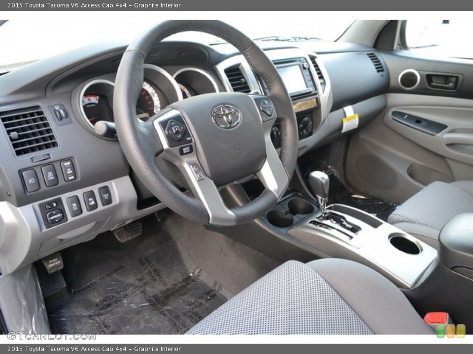 Graphite Interior Prime Interior for the 2015 Toyota Tacoma V6 Access Cab 4x4 #101128573