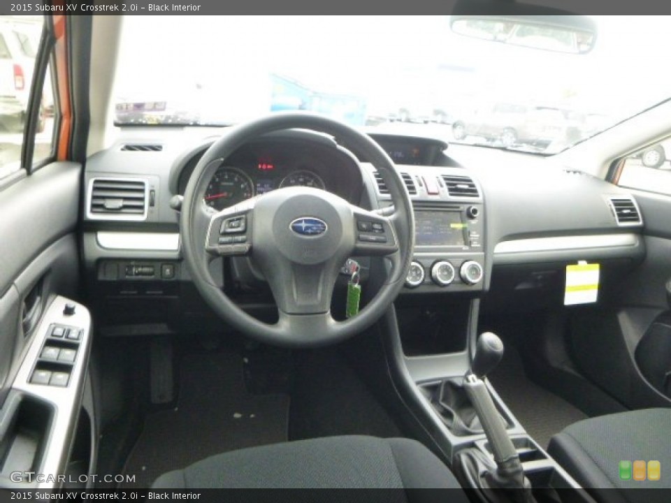 Black 2015 Subaru XV Crosstrek Interiors