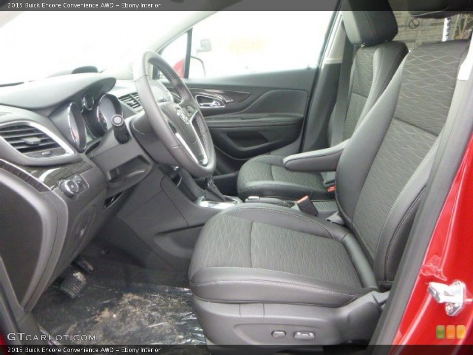 Ebony Interior Front Seat for the 2015 Buick Encore Convenience AWD #101131163