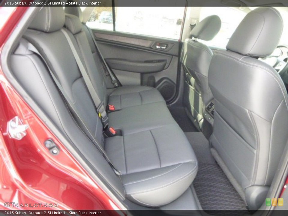 Slate Black Interior Rear Seat for the 2015 Subaru Outback 2.5i Limited #101133358