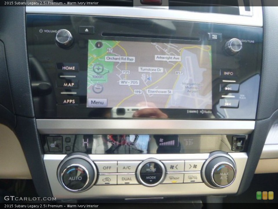 Warm Ivory Interior Controls for the 2015 Subaru Legacy 2.5i Premium #101134237