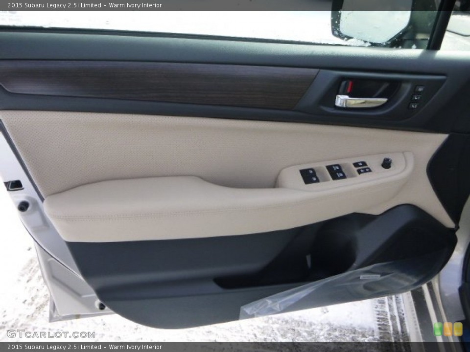 Warm Ivory Interior Door Panel for the 2015 Subaru Legacy 2.5i Limited #101134531