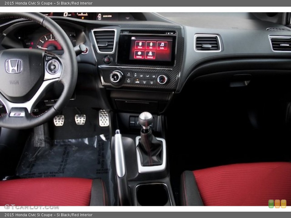 Si Black/Red Interior Dashboard for the 2015 Honda Civic Si Coupe #101146738