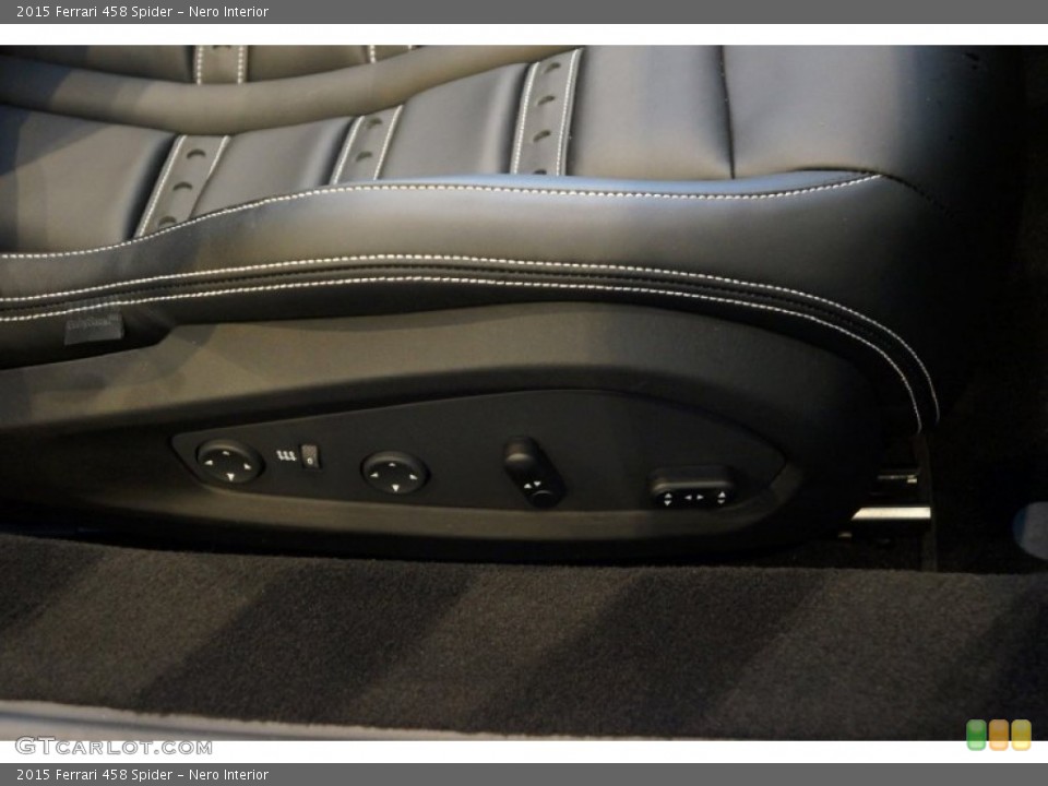 Nero Interior Controls for the 2015 Ferrari 458 Spider #101150092