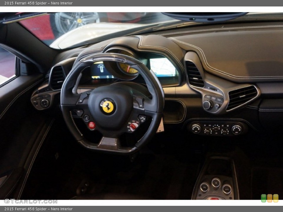 Nero Interior Dashboard for the 2015 Ferrari 458 Spider #101150128