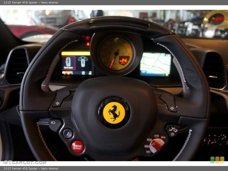 Nero Interior Steering Wheel for the 2015 Ferrari 458 Spider #101150218