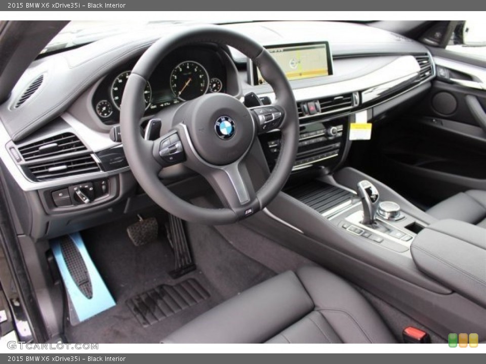 Black Interior Prime Interior for the 2015 BMW X6 xDrive35i #101157236