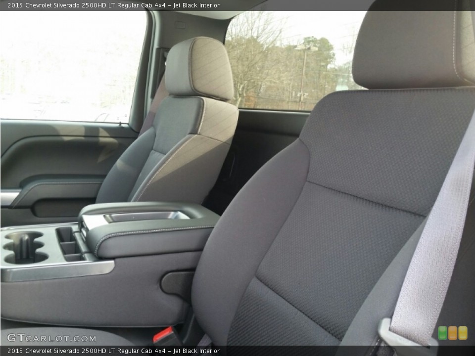 Jet Black Interior Photo for the 2015 Chevrolet Silverado 2500HD LT Regular Cab 4x4 #101162188