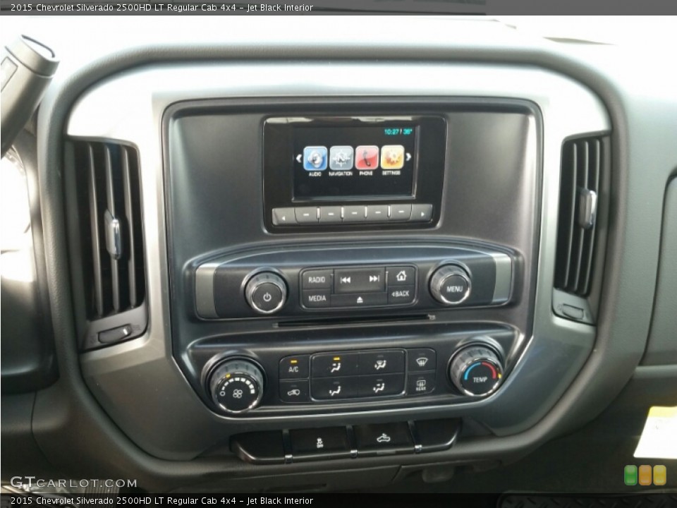 Jet Black Interior Controls for the 2015 Chevrolet Silverado 2500HD LT Regular Cab 4x4 #101162233