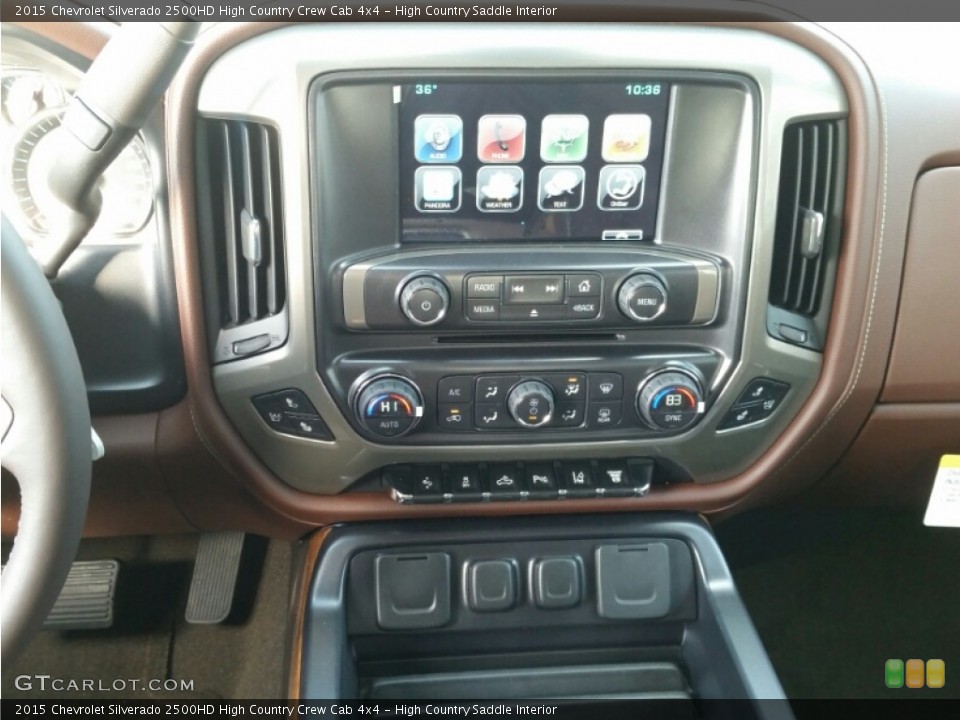 High Country Saddle Interior Controls for the 2015 Chevrolet Silverado 2500HD High Country Crew Cab 4x4 #101162479