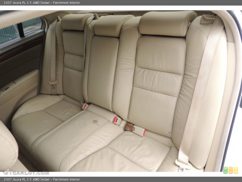 Parchment Interior Rear Seat for the 2007 Acura RL 3.5 AWD Sedan #101165703