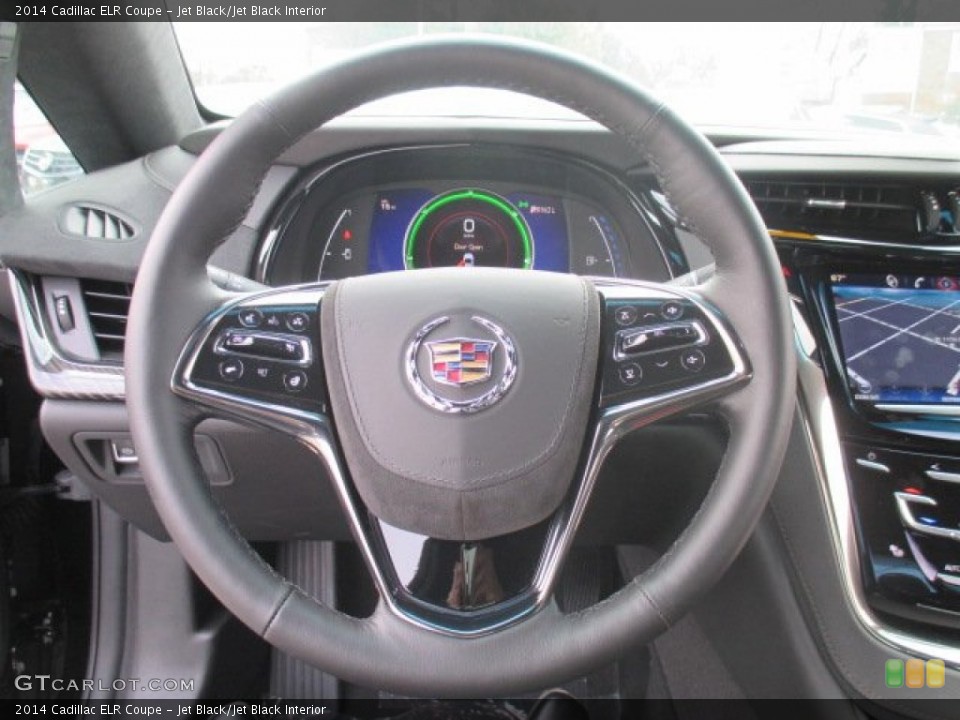 Jet Black/Jet Black Interior Steering Wheel for the 2014 Cadillac ELR Coupe #101165949