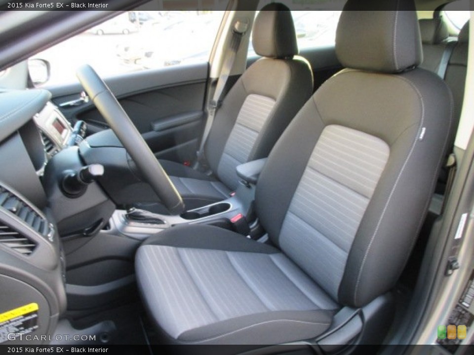 Black Interior Front Seat for the 2015 Kia Forte5 EX #101166009