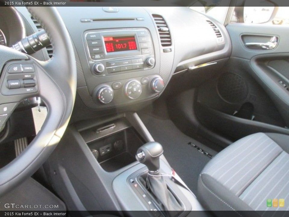 Black Interior Controls for the 2015 Kia Forte5 EX #101166075