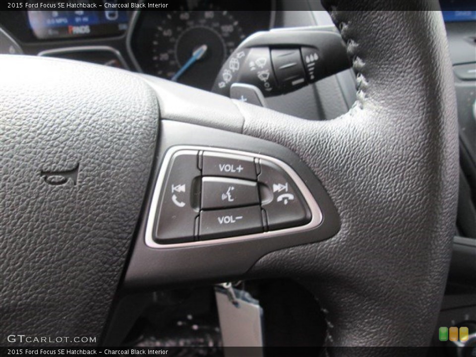 Charcoal Black Interior Controls for the 2015 Ford Focus SE Hatchback #101166147