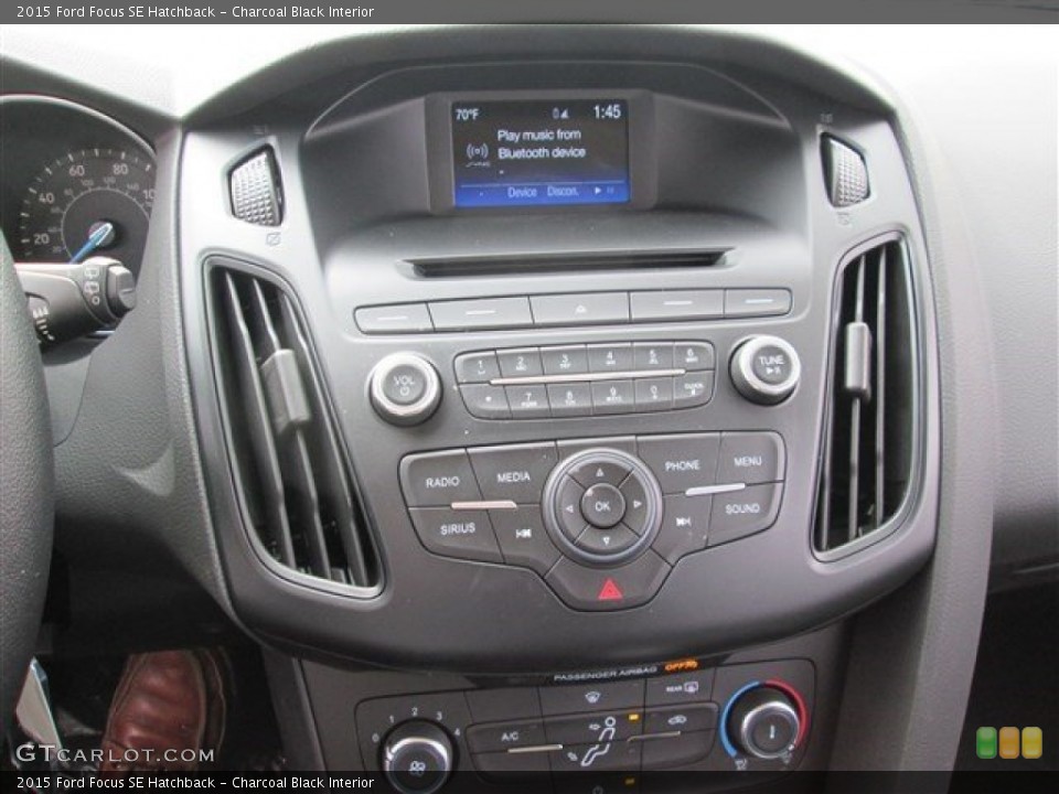 Charcoal Black Interior Controls for the 2015 Ford Focus SE Hatchback #101166195