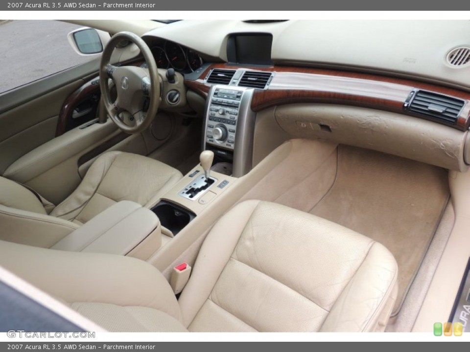 Parchment Interior Photo for the 2007 Acura RL 3.5 AWD Sedan #101166263