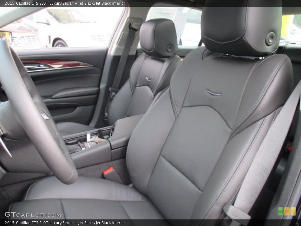 Jet Black/Jet Black Interior Front Seat for the 2015 Cadillac CTS 2.0T Luxury Sedan #101166288