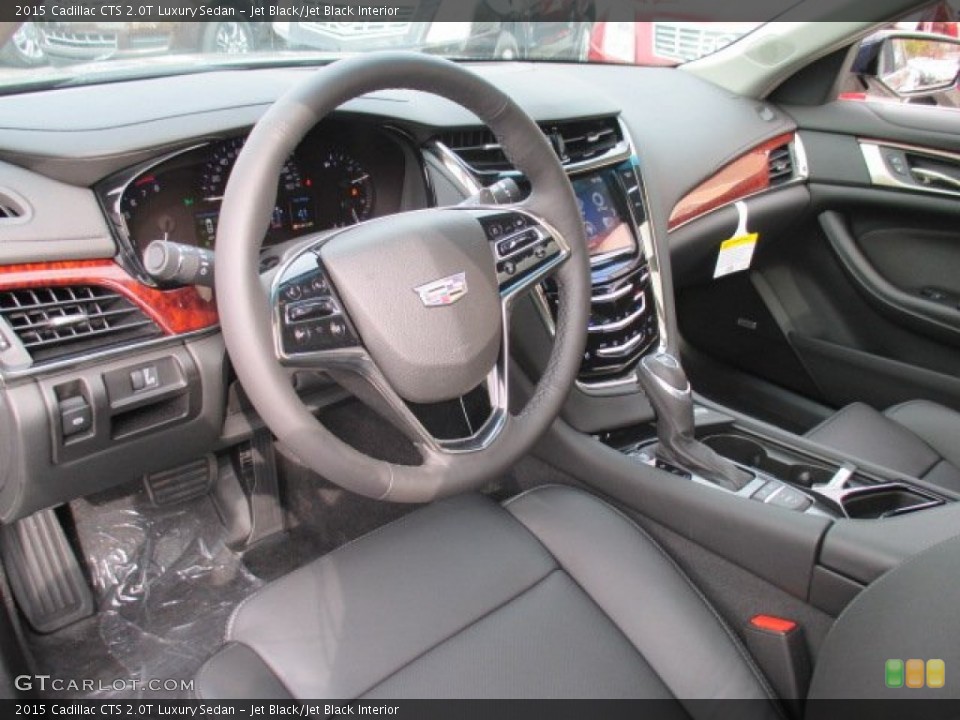 Jet Black/Jet Black Interior Prime Interior for the 2015 Cadillac CTS 2.0T Luxury Sedan #101166306