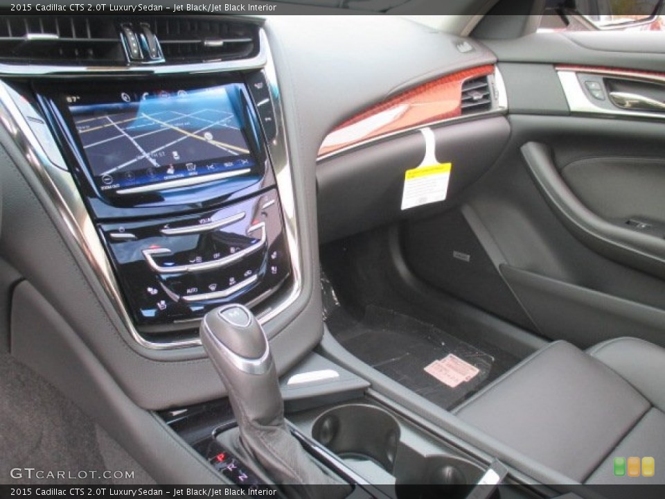 Jet Black/Jet Black Interior Controls for the 2015 Cadillac CTS 2.0T Luxury Sedan #101166348