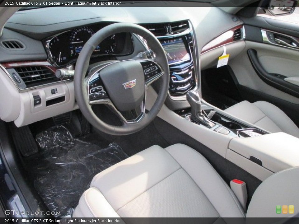 Light Platinum/Jet Black 2015 Cadillac CTS Interiors