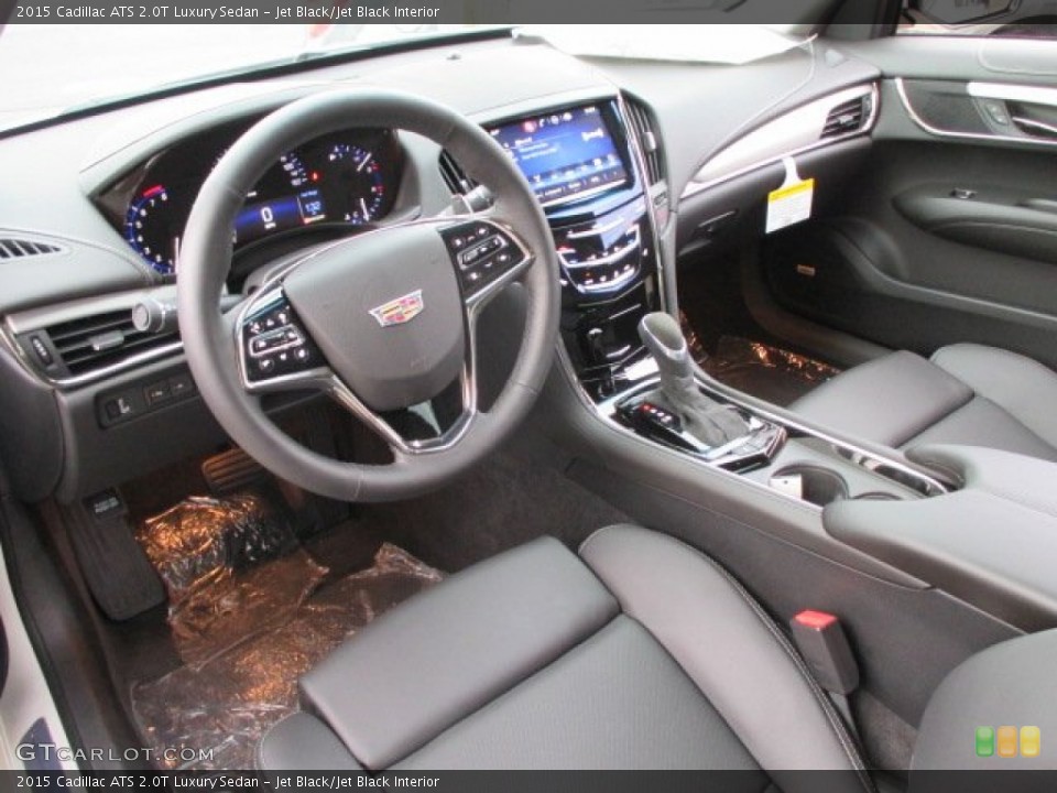 Jet Black/Jet Black Interior Prime Interior for the 2015 Cadillac ATS 2.0T Luxury Sedan #101167395