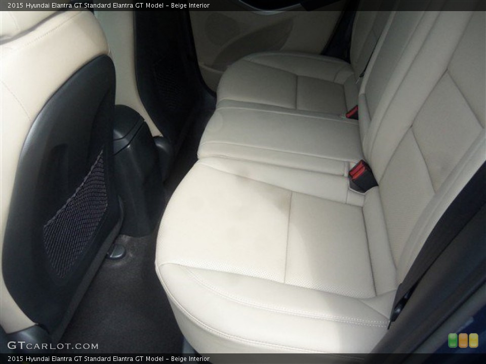 Beige 2015 Hyundai Elantra GT Interiors