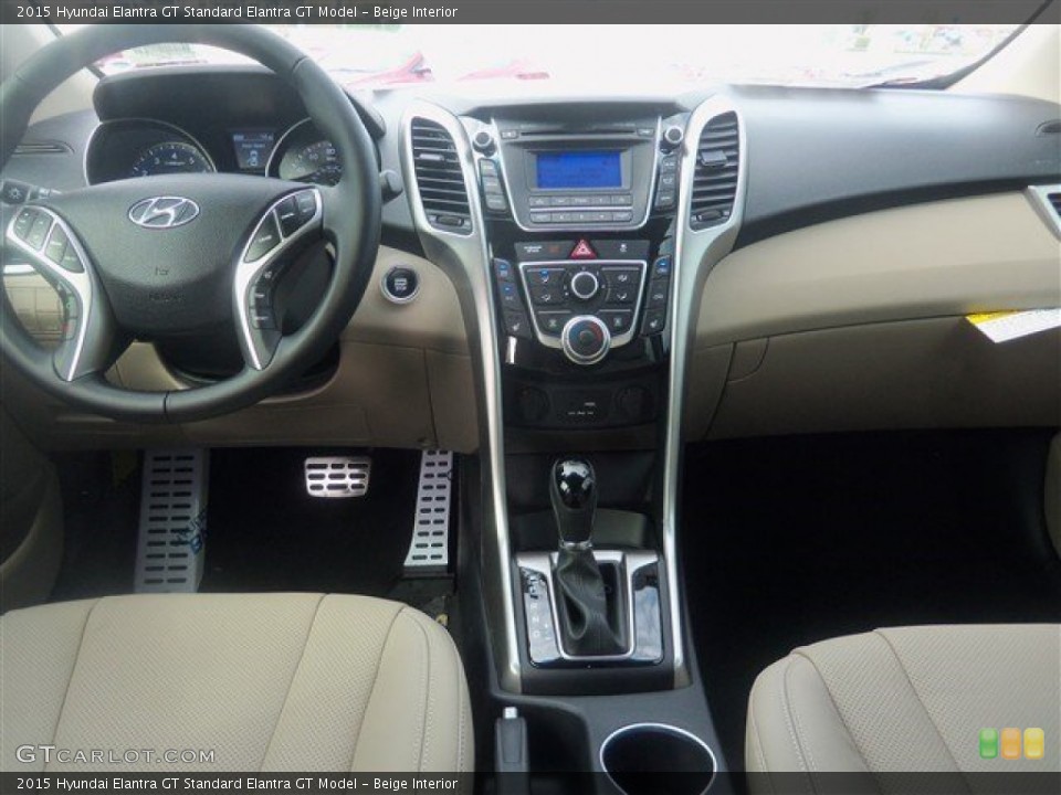 Beige Interior Dashboard for the 2015 Hyundai Elantra GT  #101167854