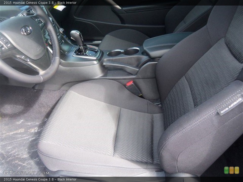 Black Interior Front Seat for the 2015 Hyundai Genesis Coupe 3.8 #101168055