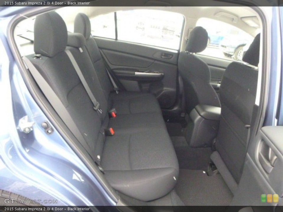 Black Interior Rear Seat for the 2015 Subaru Impreza 2.0i 4 Door #101168535