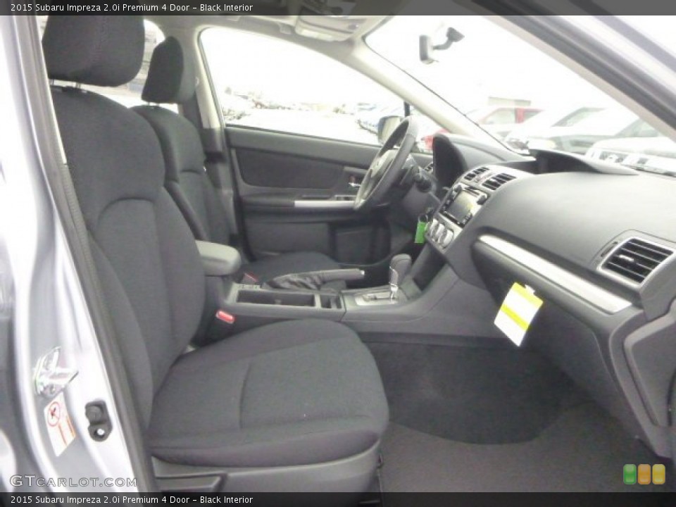 Black Interior Front Seat for the 2015 Subaru Impreza 2.0i Premium 4 Door #101168937
