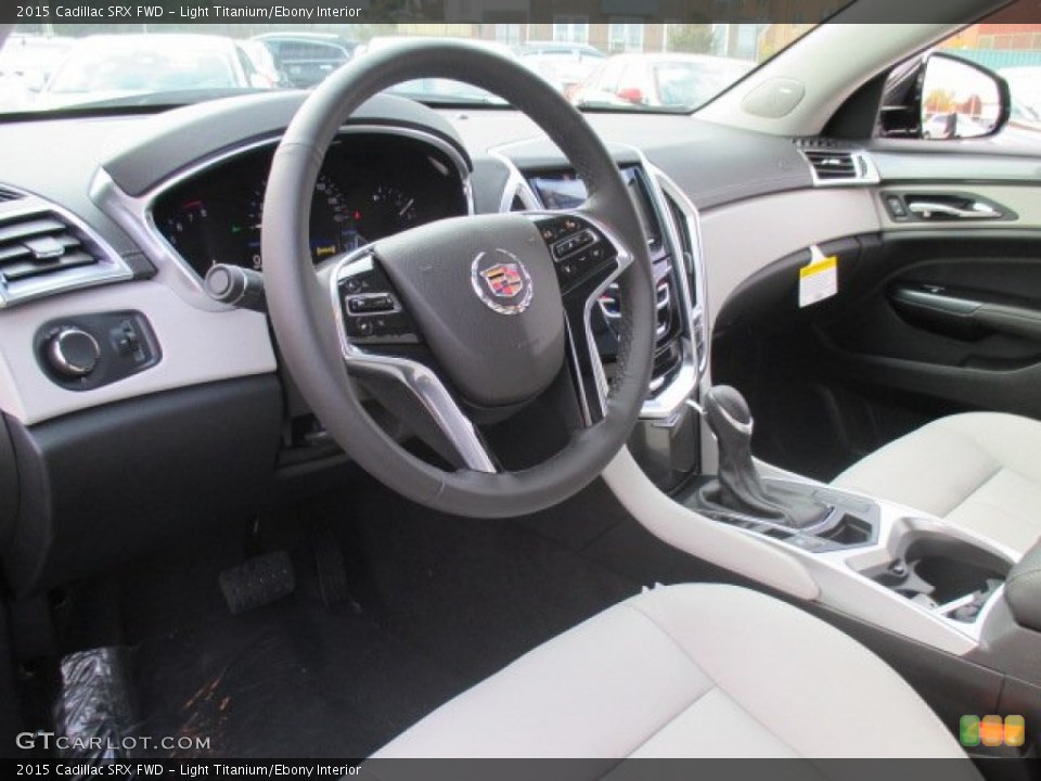 Light Titanium/Ebony 2015 Cadillac SRX Interiors