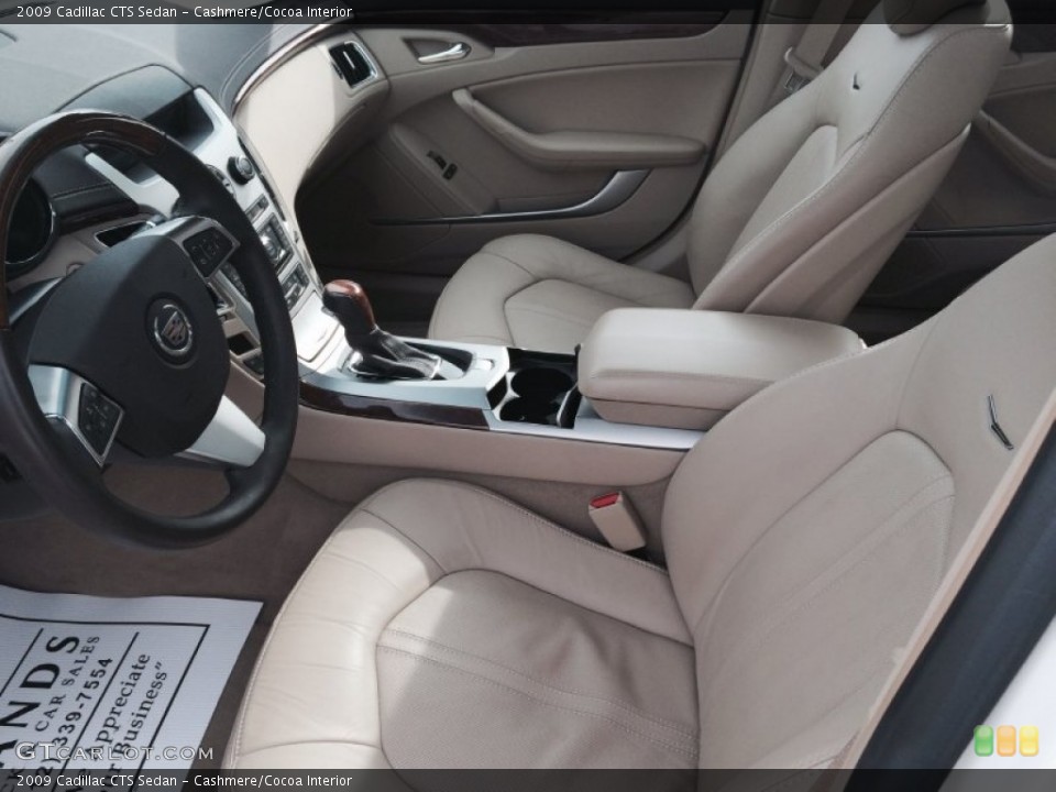 Cashmere/Cocoa Interior Photo for the 2009 Cadillac CTS Sedan #101172315