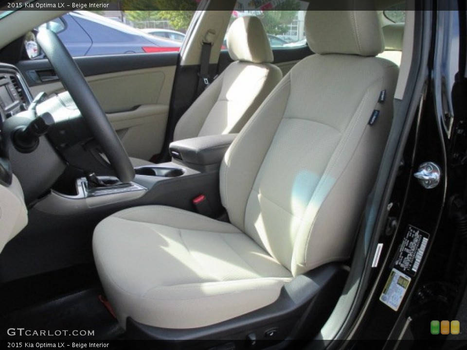 Beige Interior Front Seat for the 2015 Kia Optima LX #101175540